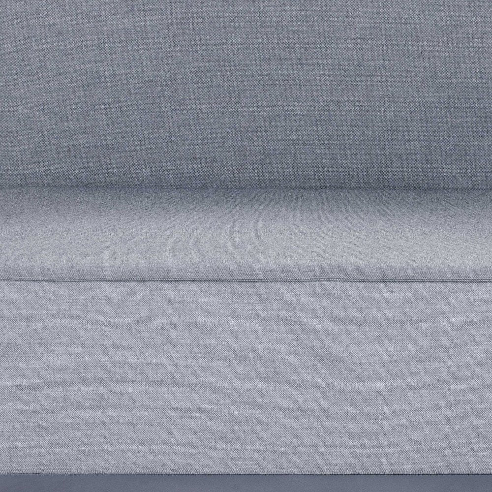 37" Gray Linen Arm Chair