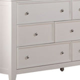 57" Brown Solid Wood Double Dresser
