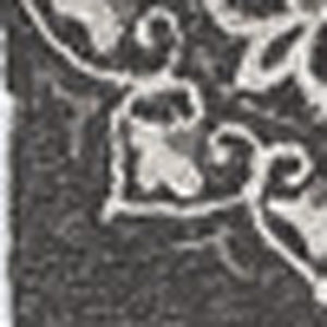 5' X 8' Charcoal Round Floral Indoor Outdoor Area Rug