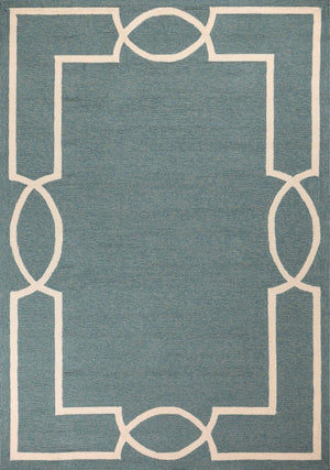 5' X 7' Gray And Ivory Handmade Indoor Outdoor Area Rug