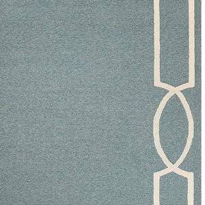 5' X 7' Gray And Ivory Handmade Indoor Outdoor Area Rug