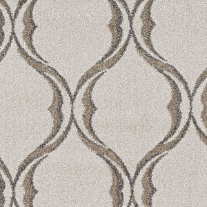 8' X 11' Ivory Moroccan Indoor Outdoor Area Rug