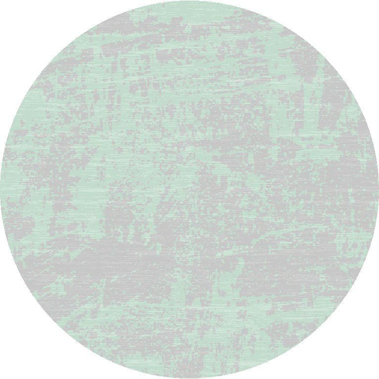 3' X 5' Teal Blue Abstract Indoor Outdoor Area Rug