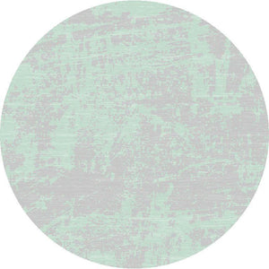 3' X 5' Teal Blue Abstract Indoor Outdoor Area Rug