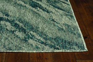 3' X 5' Gray Abstract Indoor Outdoor Area Rug