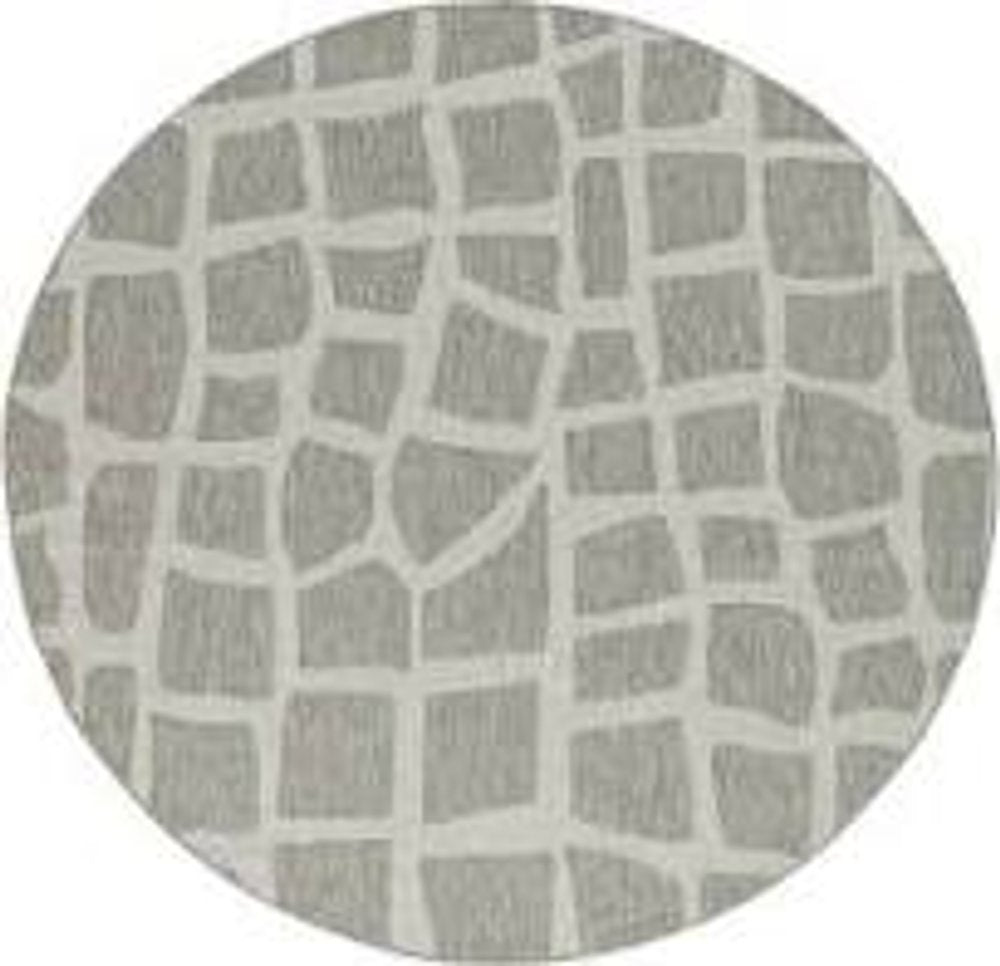 5' X 8' Gray Abstract Indoor Outdoor Area Rug