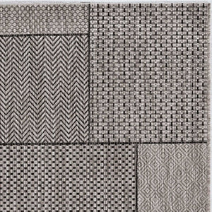 3' X 4' Gray Southwestern Indoor Outdoor Area Rug