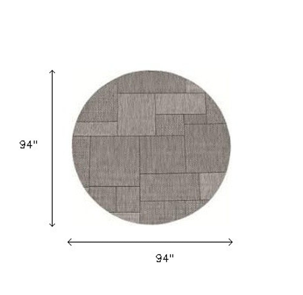 3' X 4' Gray Southwestern Indoor Outdoor Area Rug