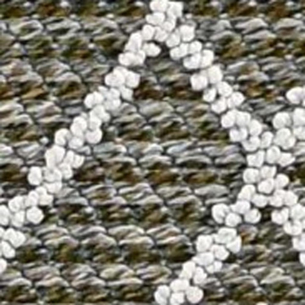 4' X 6' Gray Southwestern Indoor Outdoor Area Rug