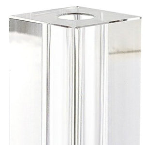 7" Clear Bud Lead Free Crystal Table Vase