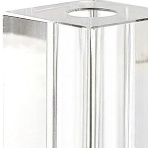 7" Clear Bud Lead Free Crystal Table Vase
