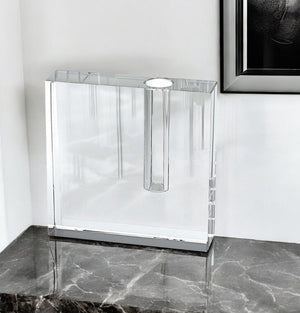 5" Clear Lead Free Crystal Bud Vase