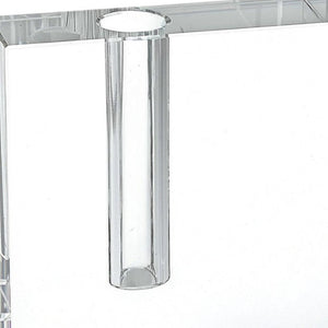 5" Clear Lead Free Crystal Bud Vase