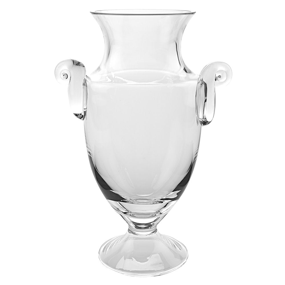 14" Clear Cylinder Lead Free Crystal Table Vase