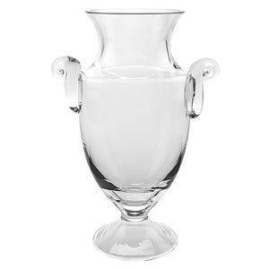 14" Clear Cylinder Lead Free Crystal Table Vase