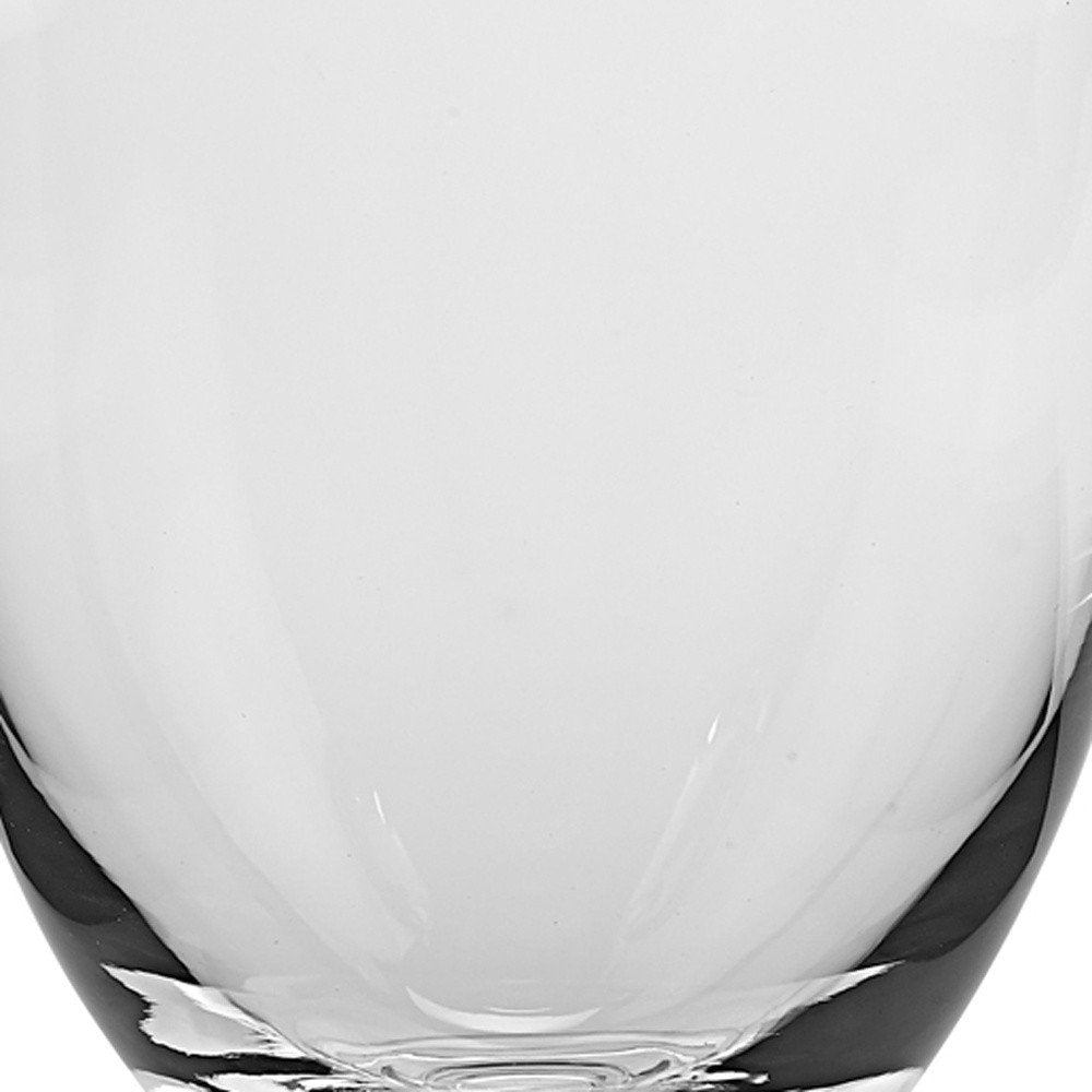 12" Clear Cylinder Lead Free Crystal Table Vase