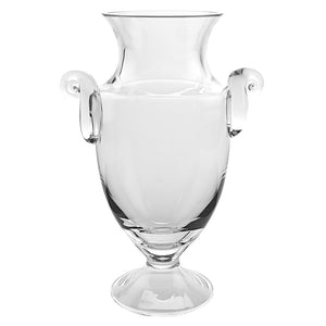 14" Clear Cylinder Lead Free Crystal Table Vase