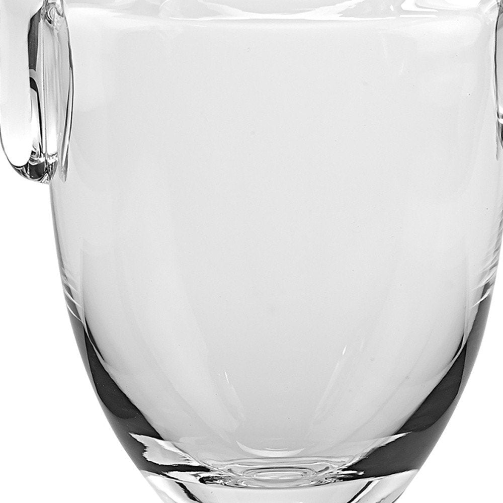 14" Clear Cylinder Lead Free Crystal Table Vase
