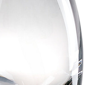 11" Clear Lead Free Crystal Oval Table Vase