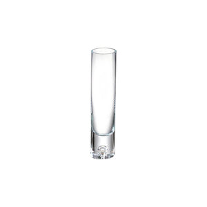 9" Clear Cylindrical Lead Free Crystal Bud Table Vase