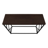 44" Brown And Black Frame Console Table