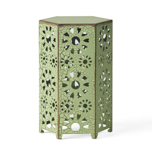 Galore - Side Table With Sunburst Cut Out Design by Couch.com