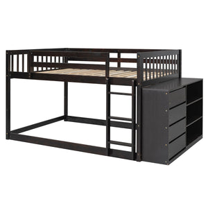 Bunk Bed With 4 Drawers And 3 Shelves by Couch.com