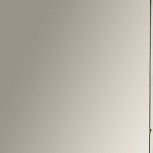 Rectangular Rustic White Wash Finish Wall Mirror