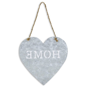 Home Gray Galvanized Cut Out Metal Wall Decor