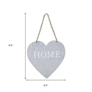 Home Gray Galvanized Cut Out Metal Wall Decor