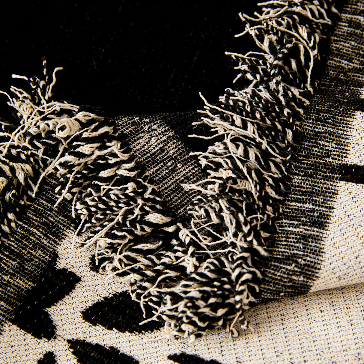 Chenille Jacquard Sofa Throw Cover with Tassel Soft Thick Couch Protector Blanket