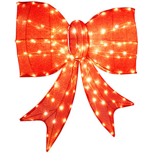 52 Inch Halloween Spider Decoration with 16 Flickering Warm White LEDs