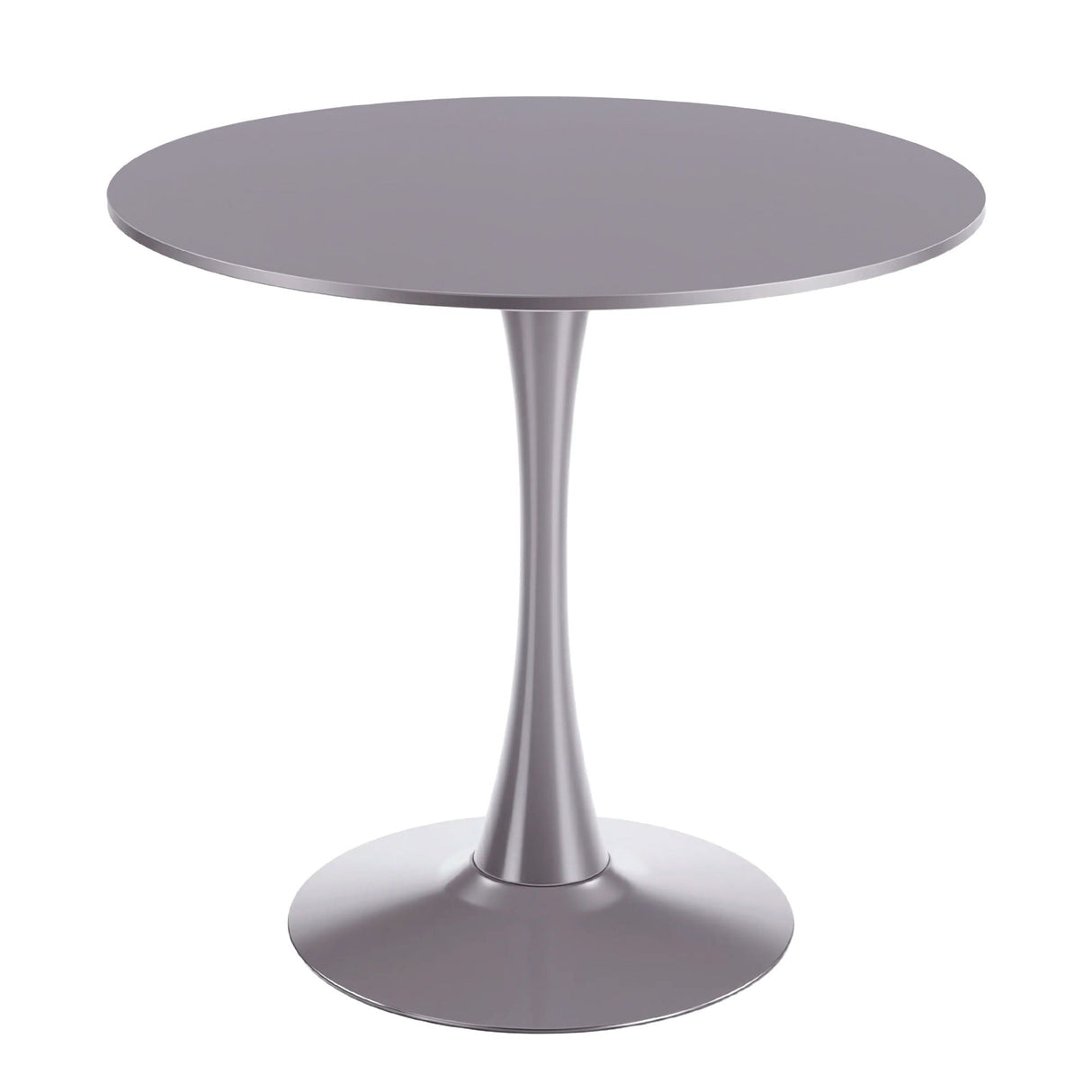 Mid-Century Tulip Table With Round Top and Pedestal Base