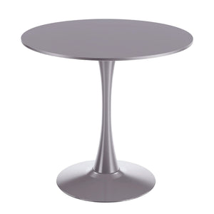 Mid-Century Tulip Table With Round Top and Pedestal Base