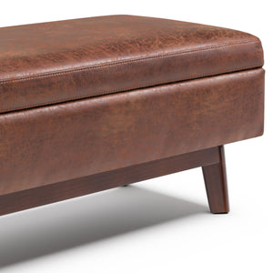 Owen - Upholstered Rectangular Storage Ottoman by Couch.com