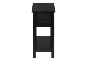 Accent End Table, 2 Tier, Narrow, Lamp, Storage Drawer, Charming Design by Couch.com