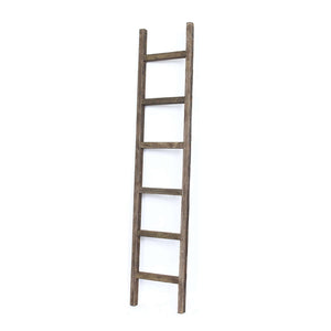 73" X 15" Espresso Wood Hanging Dimensional Sculpture