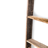 60" X 13" Gray Wood Hanging Dimensional Sculpture