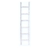 72" X 16" White Wood Hanging Dimensional Sculpture
