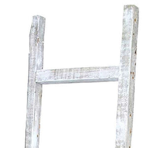 72" X 16" White Wood Hanging Dimensional Sculpture