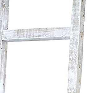72" X 16" White Wood Hanging Dimensional Sculpture