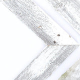 Set of Three White Wood Novelty Hanging Dimensional Sculpture