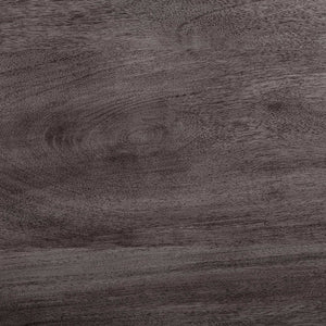 60" Gray Rounded Solid Wood Pedestal Base Dining Table