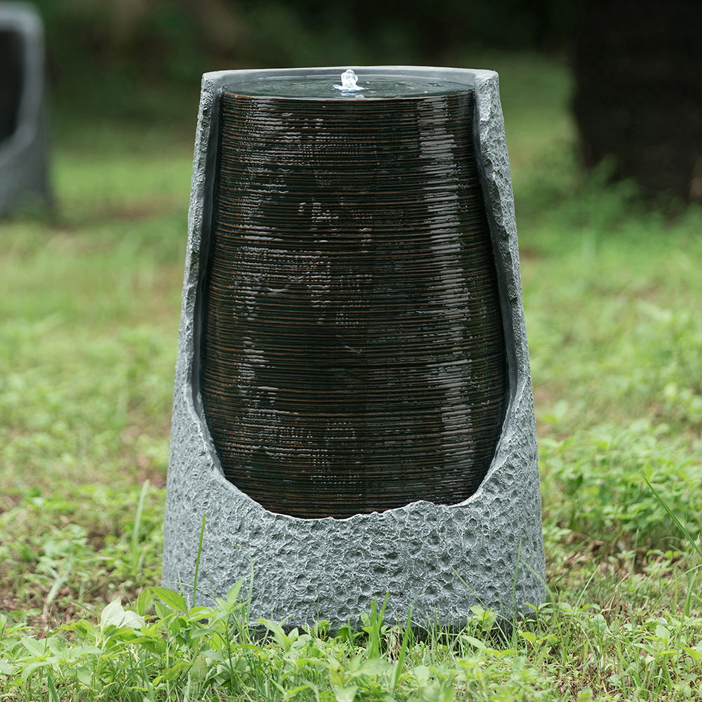 Indoor Outdoor Water Fountain Unique Broken Urn Fountain