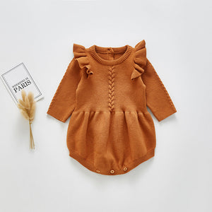 Long-sleeved romper for newborn baby
