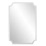 36" Rectangle With Scalloped Corner Unframed Accent Mirror