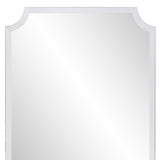 36" Rectangle With Scalloped Corner Unframed Accent Mirror
