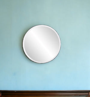 12" Clear Round Unframed Accent Mirror