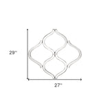 Interlocking Mirrored Curved Shapes With Beveled Edge