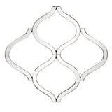 Interlocking Mirrored Curved Shapes With Beveled Edge